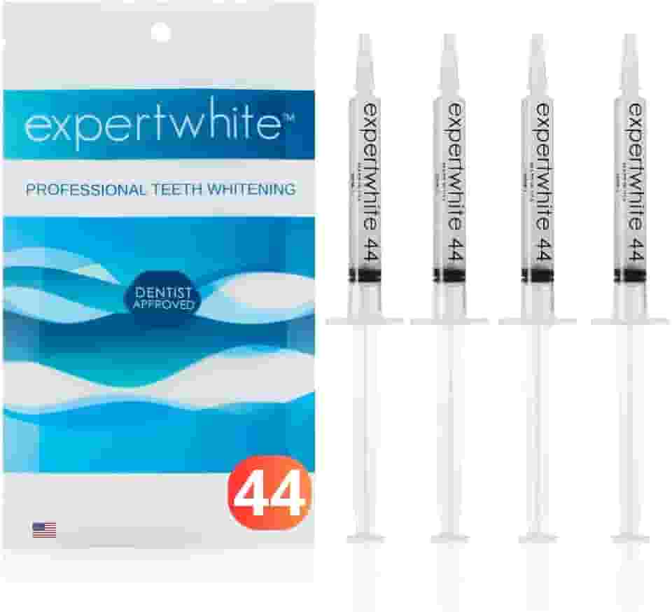Refil De Gel Clareador Dental 44% Para Moldeiras. Seringa De Clareamento Dental Com Peróxido De Carbamida Mais Potente Para O Sorriso Brite Teeth (4 Géis, 3 Ml Cada, 15 Minutos). Soment