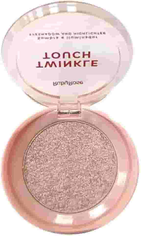 Twinkle Touch Sombra e Iluminador M1004 – Glow Sofisticado com Partículas Ultrabrilhantes, Textura Suave e Efeito Luminoso Duradouro (3 - Pink Luster)