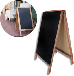 Cavalete Flip Chart Decorado Propaganda Dupla Face Bar Loja Bistrô