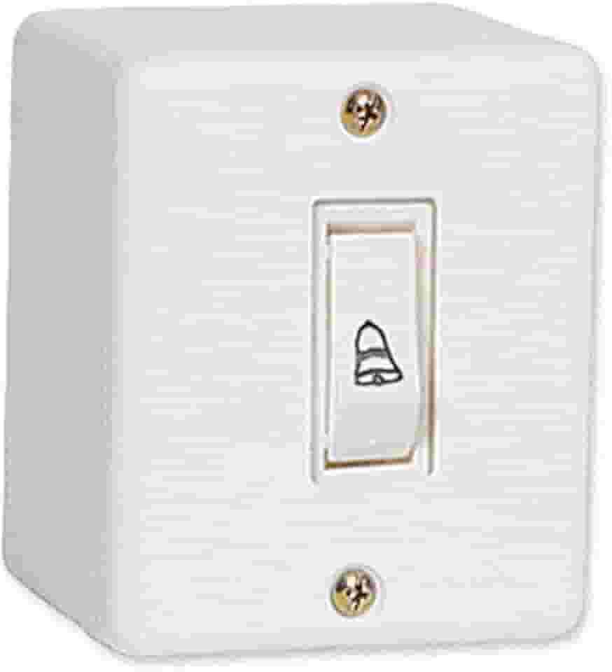 Pulsador De Campainha Linha Box Branco 6A 250V