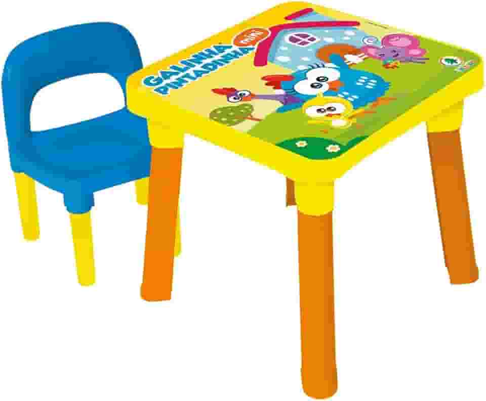 Galinha Pintadinha Mini Mesa com Cadeira - Monte Líbano