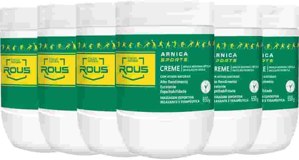 KIT 6UN ARNICA SPORTS CREME MASSAGEM ESPORTIVA DAGUA NATURAL