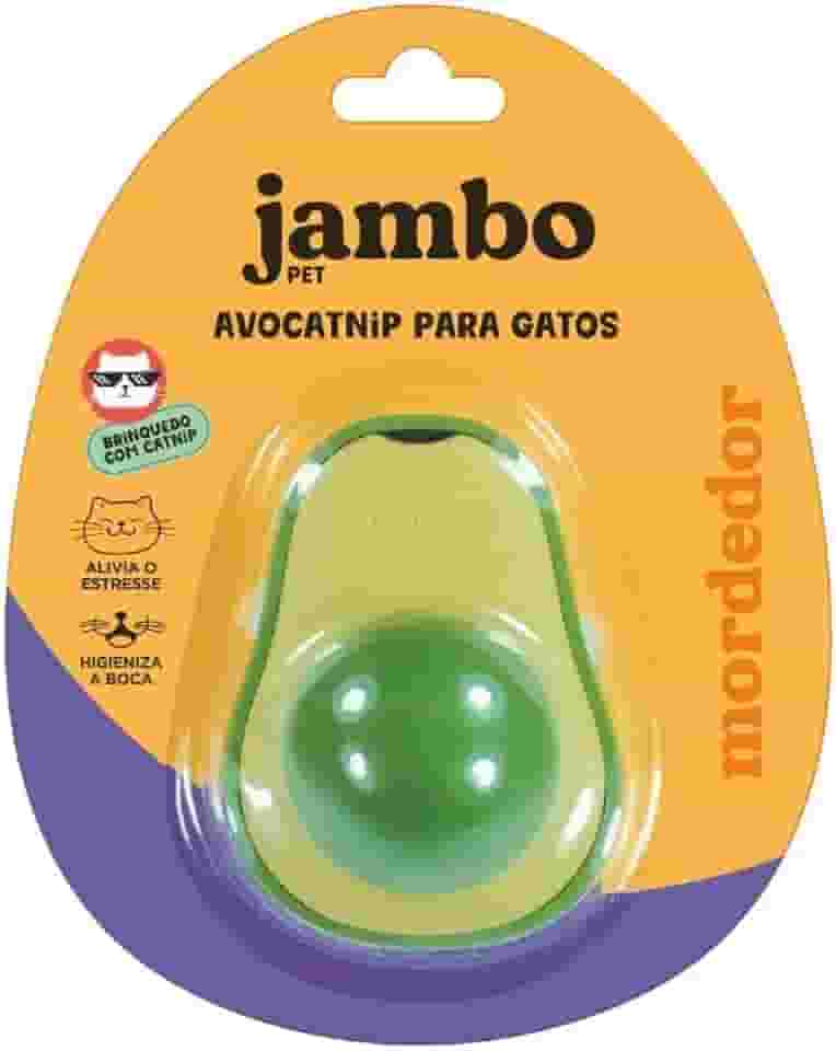 JAMBO PET Brinquedo para Gatos,Avocatnip Natural, Feito de Catnip e Plástico