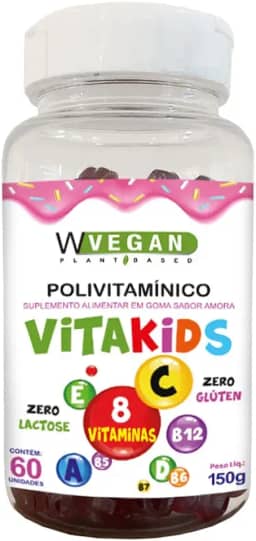 VitaKids 60 Gomas Vitaminadas Infantil WVegan Polivitaminico