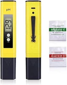 Medidor Teste PH Phmetro Digital Água Calda Bordalesa Calibração Automática Sachês Piscina Aquário Spa Cloro