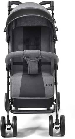 Multikids Baby Carrinho Passeio Flick 0-15Kgs Preto Com Cinza Bb445