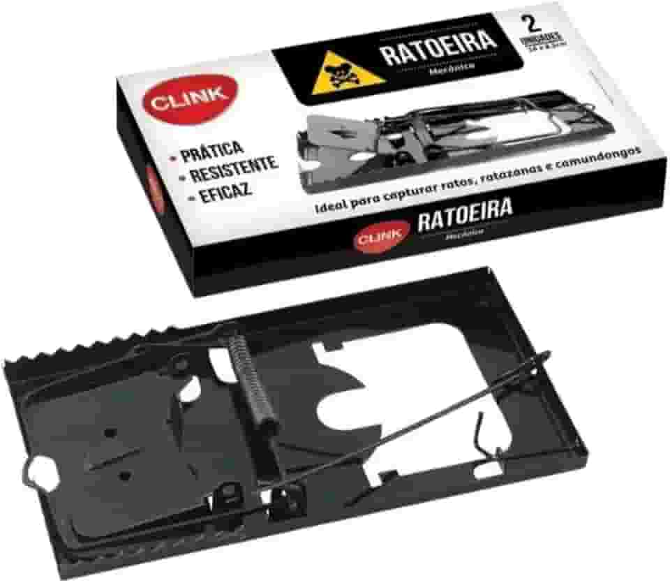 Ratoeira Mecânica c/ 2 Uni - Clink
