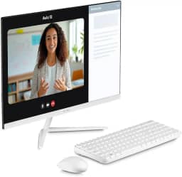 All in One, Windows 11 Home, Intel Celeron 4GB 120GB SSD, Tela 23,8''FHD + Microsoft 365 Personal + 1TB na Nuvem Branco Ultra - UB981EX