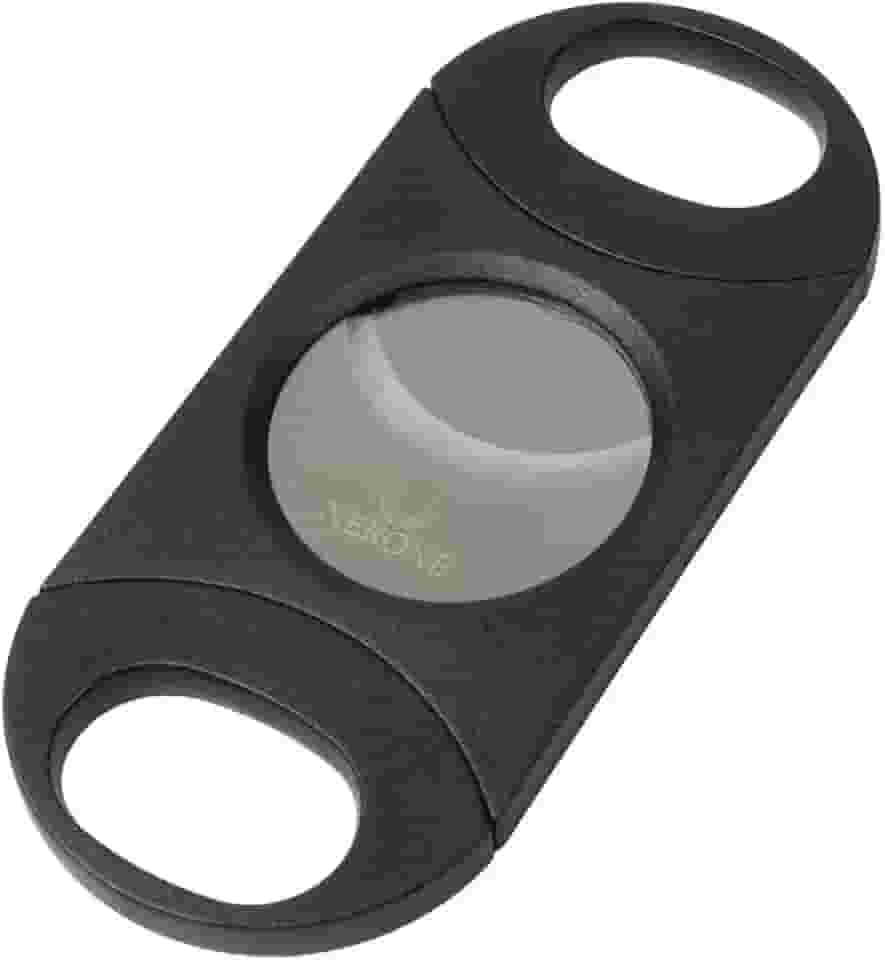 Cortador charutos NERONE R80 lâmina dupla plástico preto