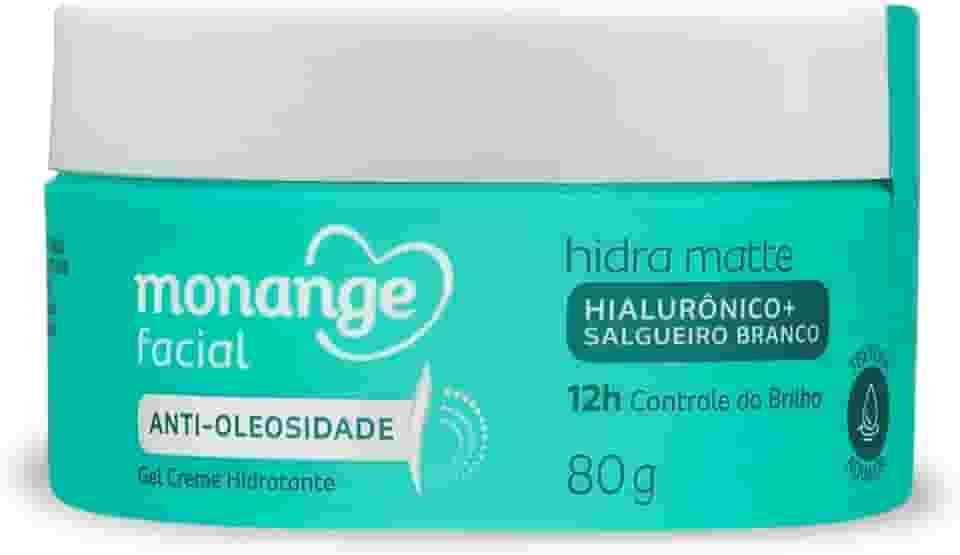 Monange Hidratante Facial Hidra Matte com Ácido Hialurônico e Salgueiro Branco 80g