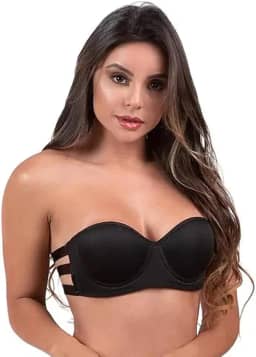 Sutiã Tomara que Caia Reforçado 3 Tiras Bojo Donna Martins