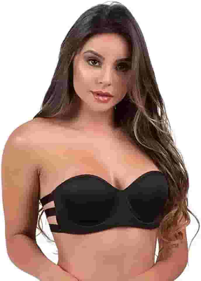 Sutiã Tomara que Caia Reforçado 3 Tiras Bojo Donna Martins