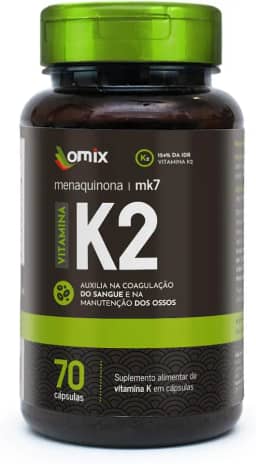 Vitamina K2 - MK7-70 cápsulas - Omix