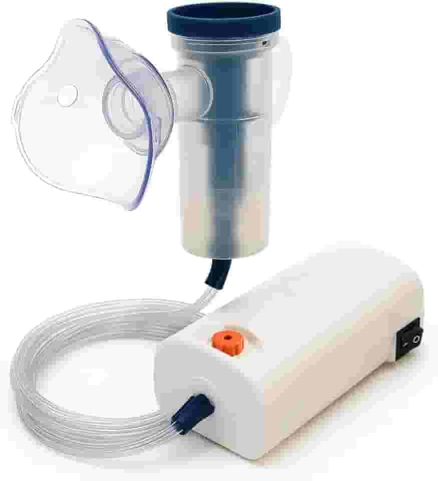 Aparelho Inalador Nebulizador Portatil Silencioso Adulto Infantil Branco - Nevoni