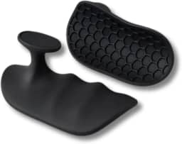 Luva Academia Musculação Calistenia Suporte Borracha Proteção Mãos e Dedos - Aderência Conforto - Tamanho Único 2 Peças