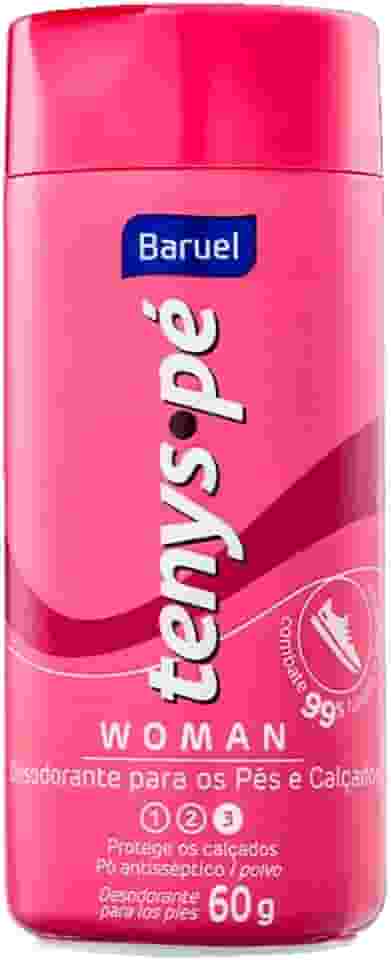 Tenys Pé Baruel Woman Pó 60g - Talco desodorante para os pés