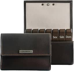 Porta Comprimidos Semanal PILBOX Liberty (Chocolate)