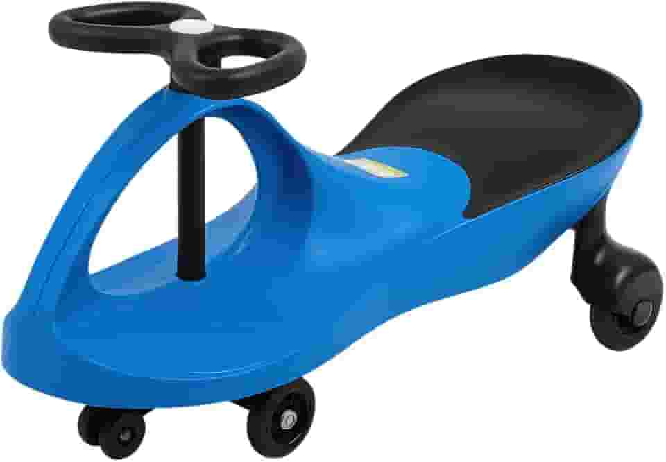 Carrinho Rolimã Infantil | Resistente, Seguro e Super Divertido | Rosa/Preto e Azul/Preto (Azul)