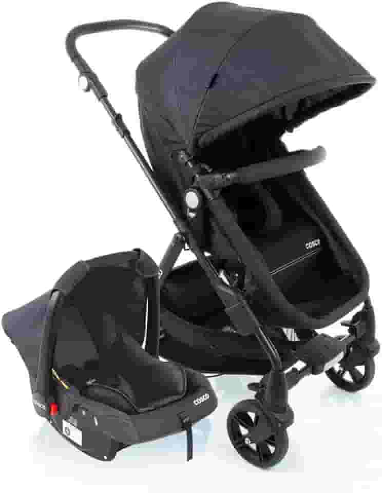 Cosco Kids, Travel System Poppy Duo, Preto Mescla
