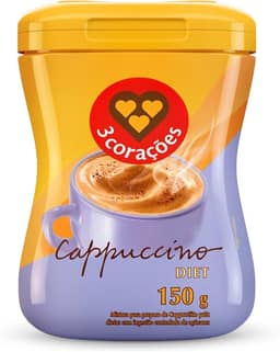 3 Corações Cappuccino Diet, 150g