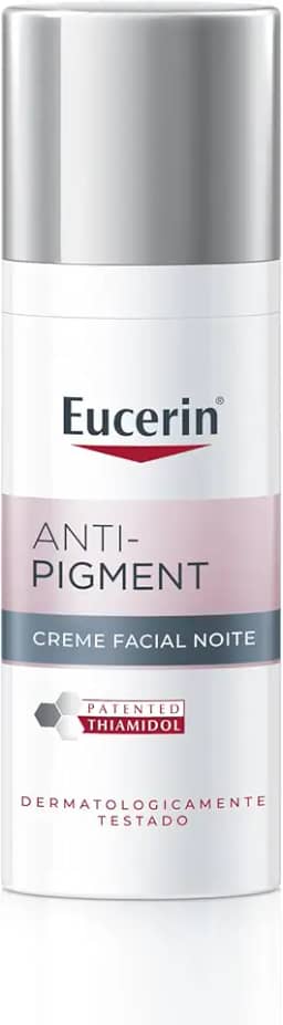EUCERIN Creme Facial Antimanchas Noite 50ml, Anti-Pigment, Clareador, Thiamidol, Noturno