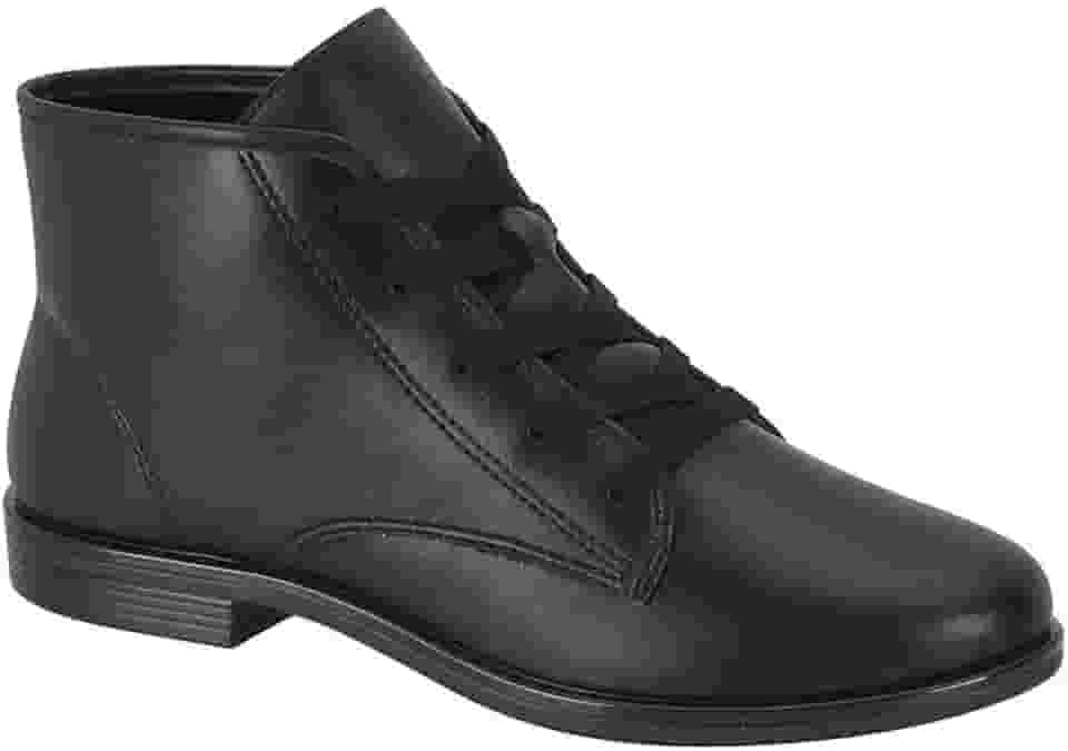 Bota Coturno Feminino Cano Curto Preto Beira Rio 9085.101