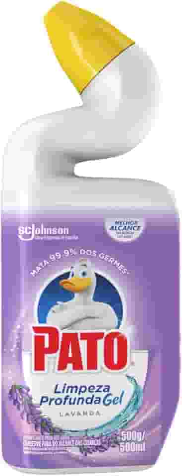 Pato Limpador Sanitário Gel Desinfetante, Lavanda, Limpeza Profunda, 500ml