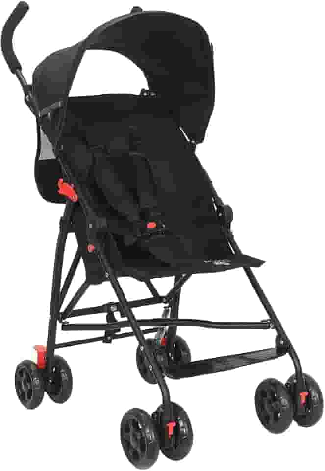 Maxi Baby Carrinho de Bebê Passeio Guarda Chuva MOVEE (Preto)