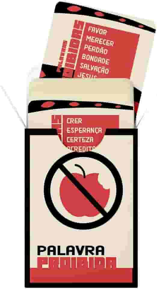 Palavra Bíblica Proibida, Jogo de Cartas para Igreja, Grupos e Família, Cartas com Palavras Proibidas e Dicas Criativas, Penkal