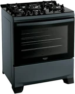 Fogão Supreme Timer Glass 5Q Titanium