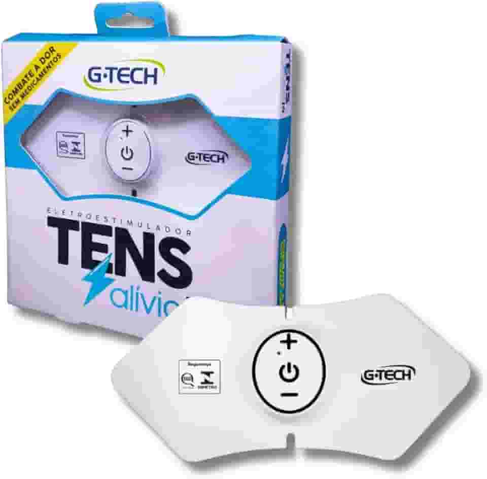 Eletroestimulador Massageador Tens G tec Alivio Já Recarregável Portátil