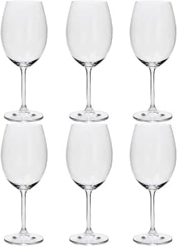 Jogo de 6 Taças para Água e Vinho Colibri 580ml Cristal Bohemia