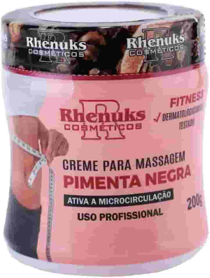 Creme Gel Pimenta Preta Redutor Medidas Celulites Estrias Queimador De Gordura