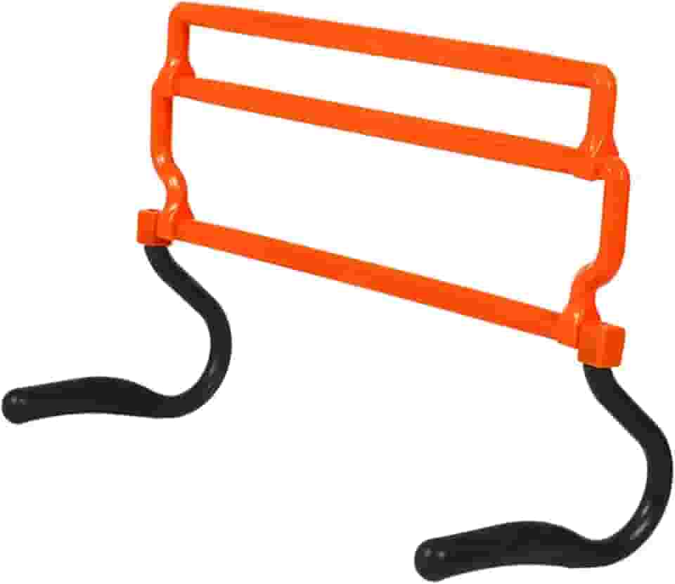 Baoblaze Barreiras de velocidade e agilidade para treinamento de futebol, barra de salto, suporte multifuncional ajustável para treinamento, barreiras