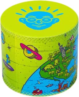 Dichavador Bem Bolado 4 partes 4 cm Zinco Planeta Legalize