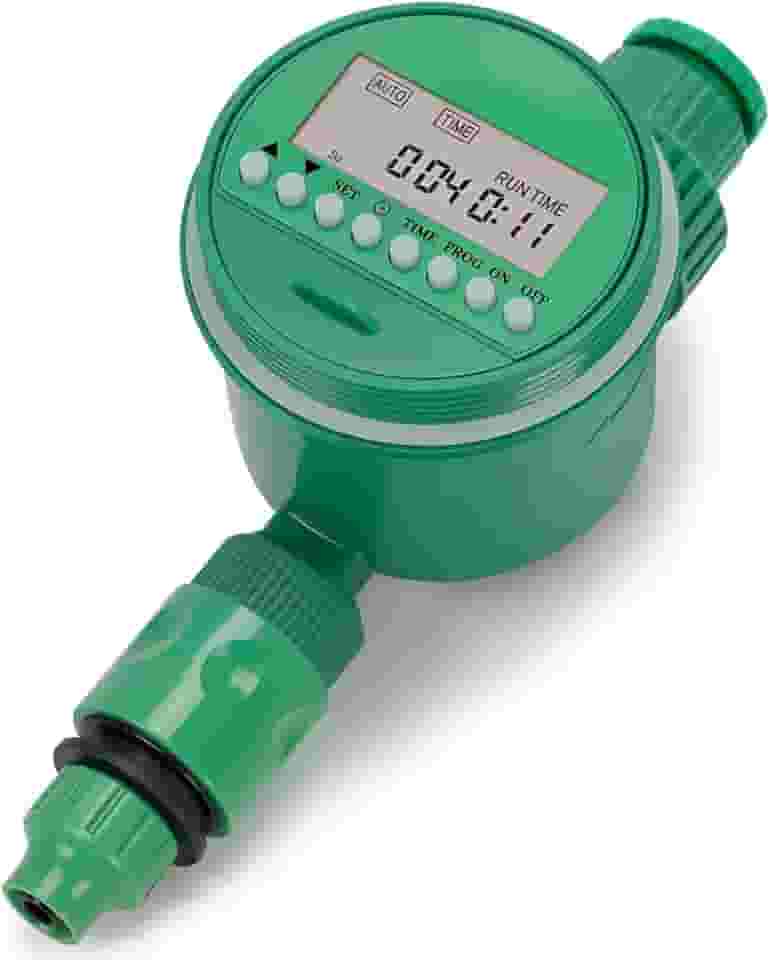 Temporizador Irrigação, Controlador de Irrigação Automático Verde Adequado para Jardins Domésticos, Irrigador com Temporizador Digital, Hortas e Vasos de Flores, Economiza Água