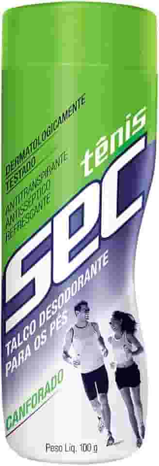 Tênis Sec Talco Desod.Para Os Pés -Canf. 100 Gr