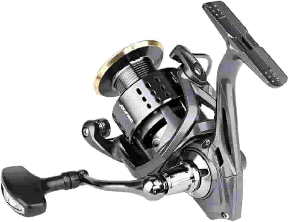 Molinete para Pesca Marinha Sem Folga - Ultra Leve com Estrutura Metálica, 20kg Arrasto Suave Carretilha para Pesca, Anti-Corrosão - Molinete Rotativo Resistente para Água Salgada