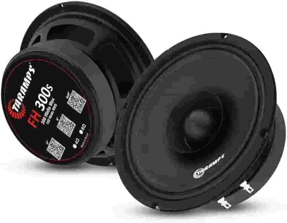 Alto Falante 6 FH 300S 4 ohms 150 W RMS 6 Polegadas (PAR) Taramps Som Automotivo
