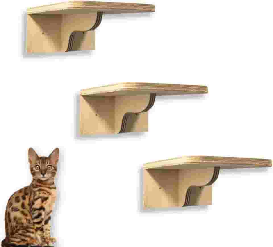 Prateleira Gato 3pçs Área Externa Playground Gato Resistente