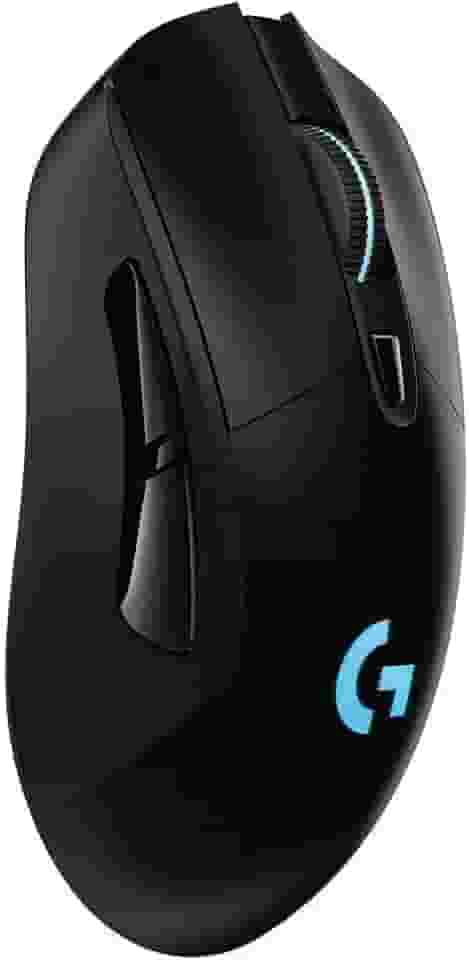 Mouse Gamer Sem Fio Logitech G703 LIGHTSPEED com RGB LIGHTSYNC, 6 Botões Programáveis, Sensor HERO 25K e Bateria Recarregável - Compatível com POWERPLAY