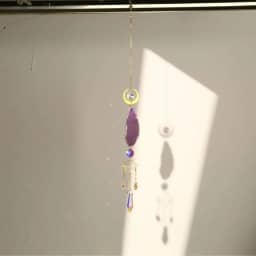 Apanhador de sonhos de cristal de lua, apanhador de sol arco-íris para janela, parede, carro, pingente de cristal boho para quarto, berçário, decoração de casa, presente de Natal e Ação de Graças