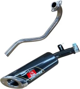 Escape Esportivo Disarsz Curva Inox P/Cg Fan Titan Start 125 150 160 TAMPA CROMADA