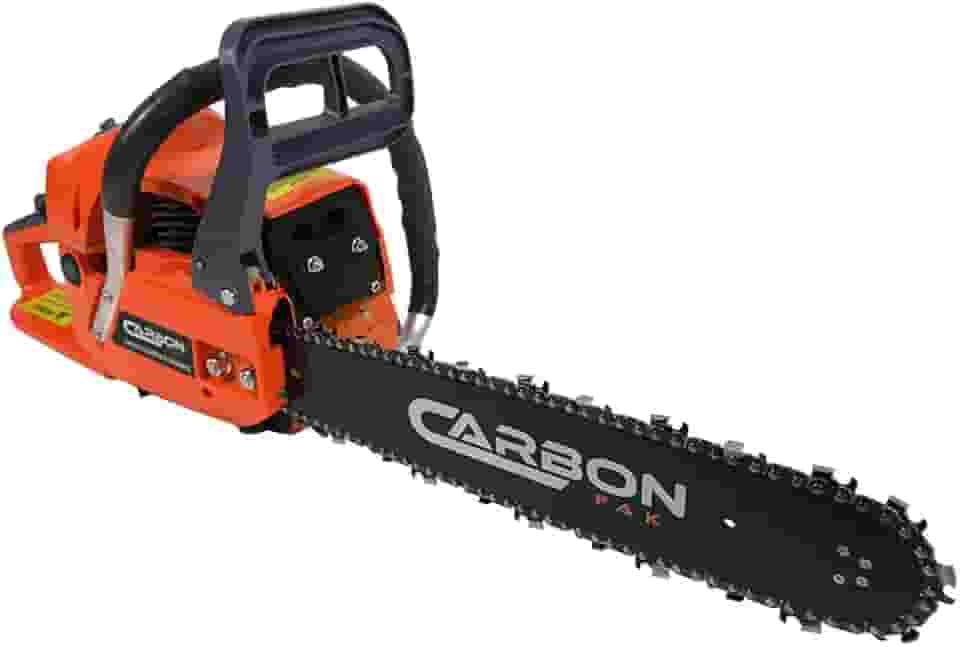 Motosserra 58cc a Gasolina com Sabre 20 Polegadas Profissional 3,3HP Carbon Fak