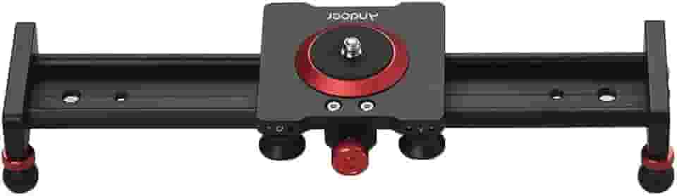 Andoer 30 cm/12' Alumínio Camera Track Slider Video Stabilizer Rail para Câmera DSLR Filme Fotografia DV, Carregue até 11 lbs