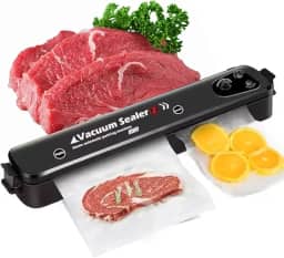 Seladora a Vácuo Portátil Automática – Conserva Alimentos Frescos por Mais Tempo, Compacta, Fácil de Usar e Econômica