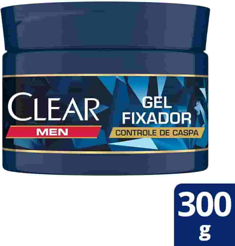 Gel Fixador Clear Men 300G Controle De Caspa