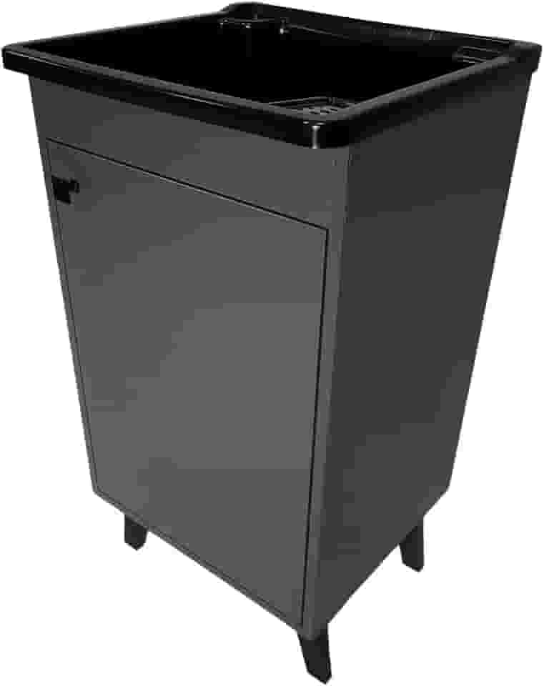 Gabinete Premium Retrô + Tanque 26 L Área De Serviço Lavanderia