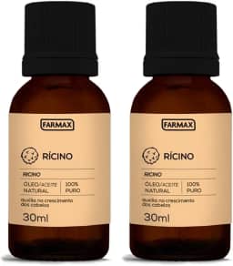 Farmax Óleo de Rícino 100% Puro 30ml - 2 unidades