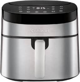 Air Fryer Digital, Cuisinart, 7,2 Litros, 3 Anos de Garantia, 1800W, 220V - Preto com Aço Inox